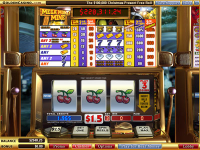 Mega Money Mine Progressive Jackpots